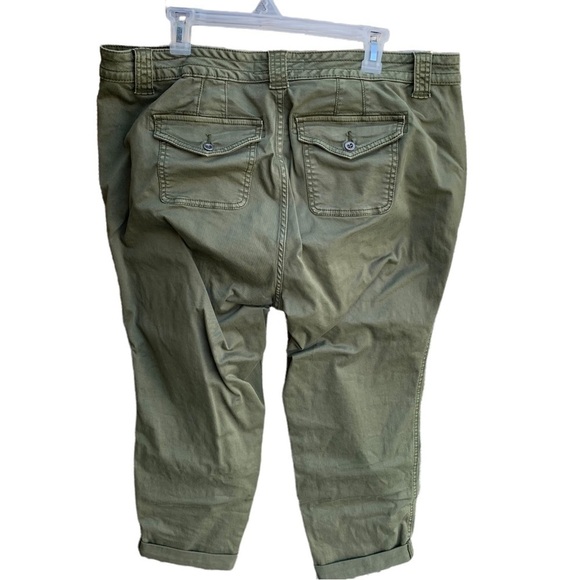 Torrid Crop Twill Military Pants - Picture 4 of 10